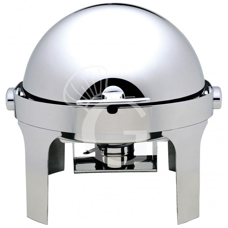 Chafing Dish tondo con coperchio roll top 180° L 500 mm x P 520 mm x H 450 mm