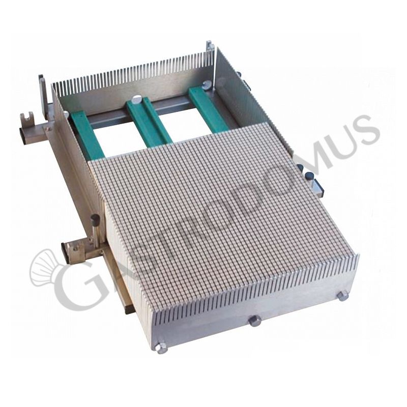 Base Chitarra a doppio taglio per pasticceria con piano di taglio L 360 mm x P 360 mm Base Chitarra a doppio taglio per pasticceria con piano di taglio L 360 mm x P 360 mm