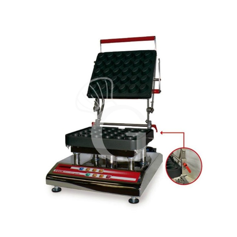 Macchina per tartellette con altezza fino a 45 mm L 530 mm x P 400 mm x H 400 mm Macchina per tartellette con altezza fino a 45 mm L 530 mm x P 400 mm x H 400 mm