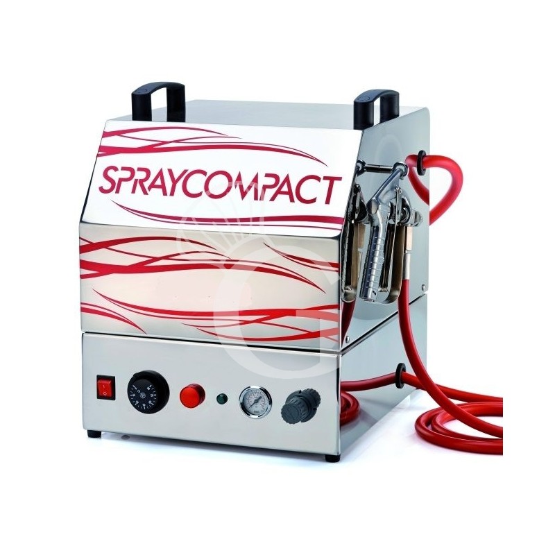 Erogatore spray per gelatina e liquidi con regolazione meccanica L 410 mm x P 350 mm x H 400 mm Erogatore spray per gelatina e liquidi con regolazione meccanica L 410 mm x P 350 mm x H 400 mm