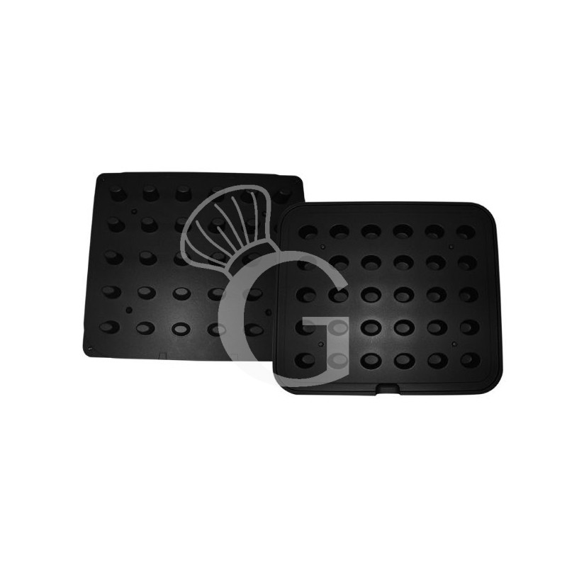 Set 2 piastre con impronta ovale per Cookmaticspecial