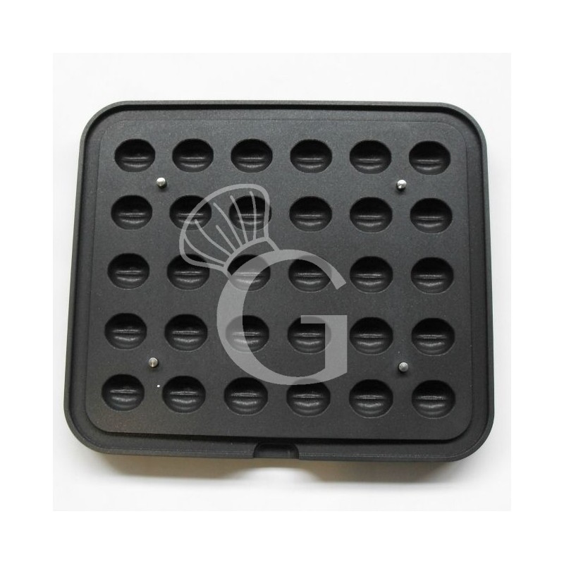 Set 2 piastre con impronta a noce per Cookmatic