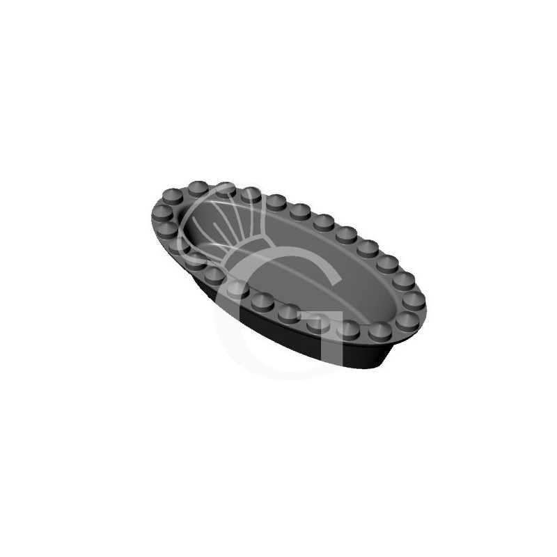 Set 2 piastre con impronta a barchetta mignon per Cookmatic