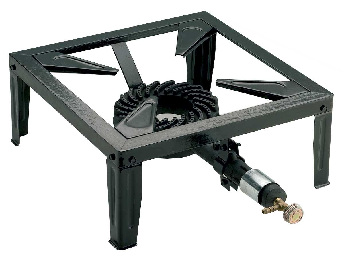 Fornellone in ghisa L 560 mm x P 400 mm x H 180 mm 7500 W