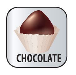 Kit cioccolato per vetrina refrigerata