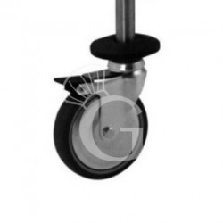 Ruota con freno per carrello