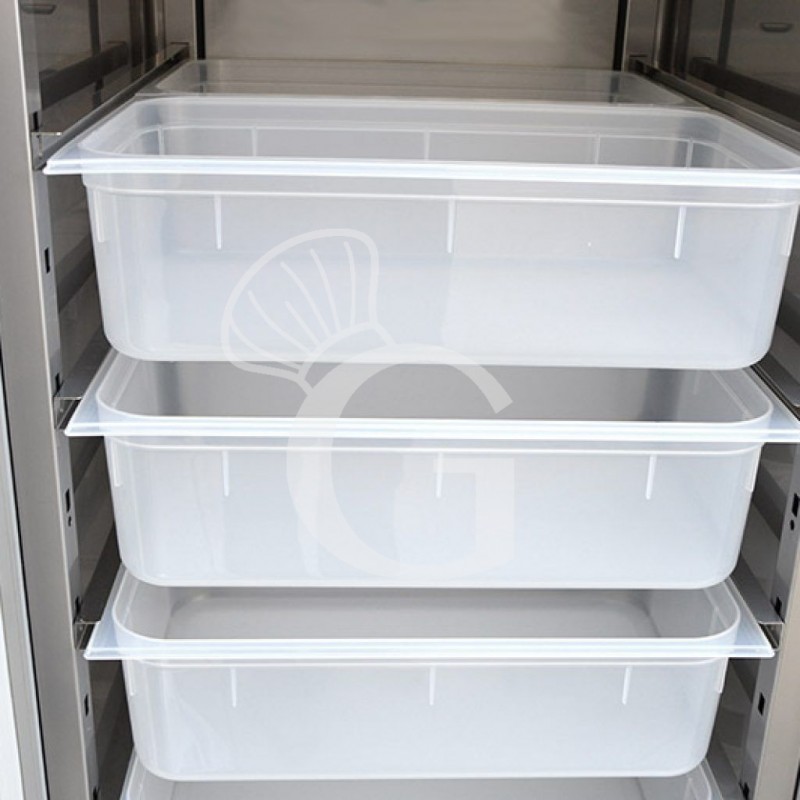 Frigo 700 litri in acciaio inox ventilato con temperatura -2°C/+10°C per verdure