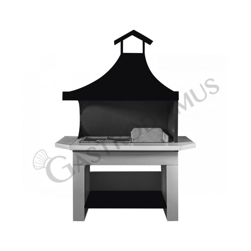 Barbecue classico - L 1600 mm x P 870 mm x H 2300 mm Barbecue classico - L 1600 mm x P 870 mm x H 2300 mm