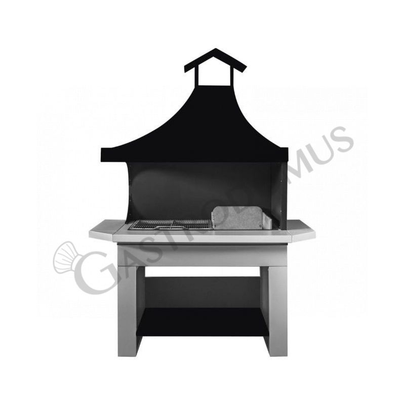 Barbecue classico - L 1600 mm x P 870 mm x H 2300 mm