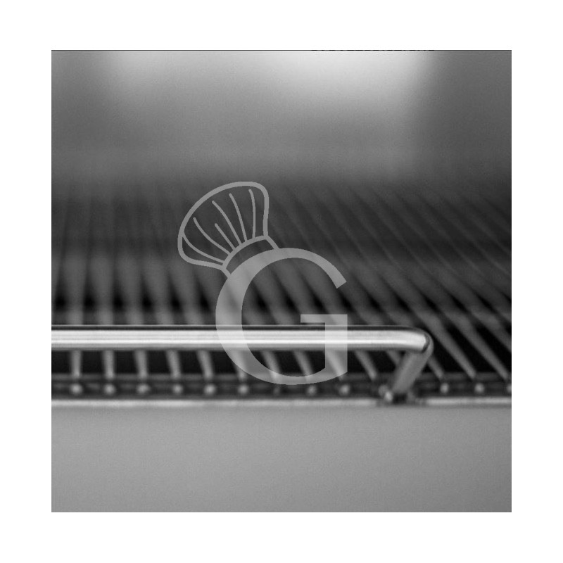 Barbecue modulare triplo alimentato a carbone vegetale - Lunghezza 2200 mm
