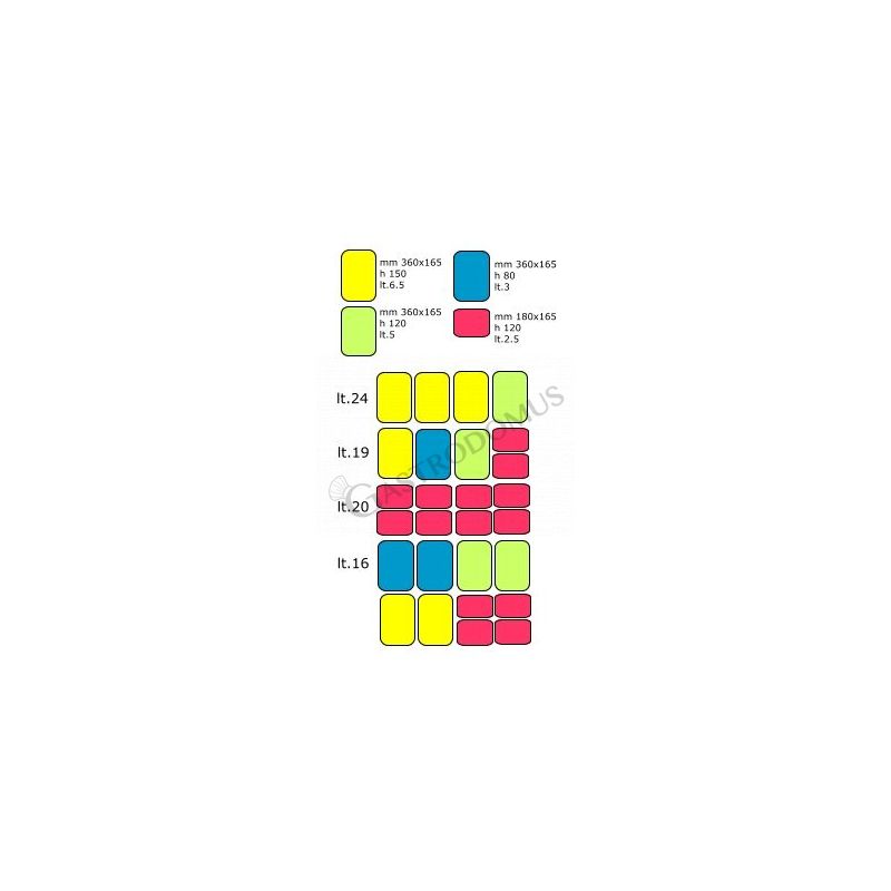 Refrigeratore da banco, L 1225 mm x P 525 mm x H 360 mm