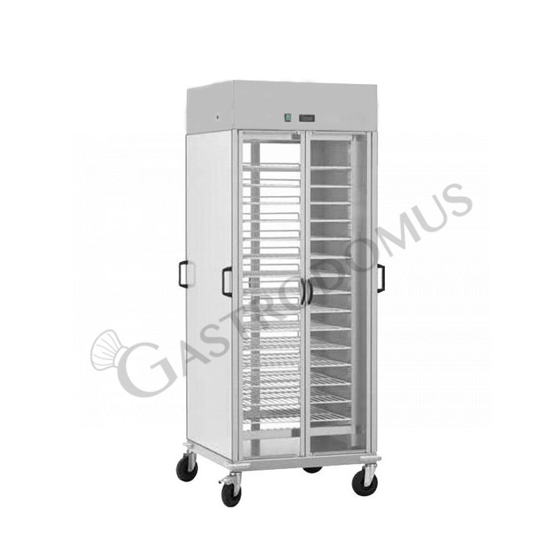 Carrello portapiatti refrigerato con 10 griglie verniciate GN 2/1 L 750 mm x P 780 mm x H 2030 mm