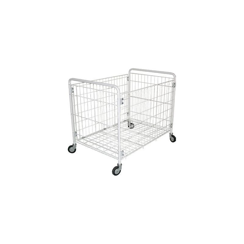 Cesto pieghevole plastificato - L 1000 mm x P 600 mm x H 870 mm Cesto pieghevole plastificato - L 1000 mm x P 600 mm x H 870 mm