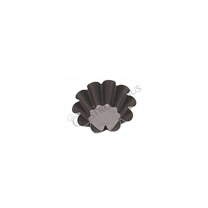 Tartelletta a brioche 10 coste antiaderente diametro 60 mm Tartelletta a brioche 10 coste antiaderente diametro 60 mm