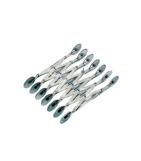 Tagliapasta inox ondulato 7 rulli