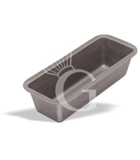 Tortiera antiaderente rettangolare in inox L 260 mm x P 95 mm x H 75 mm