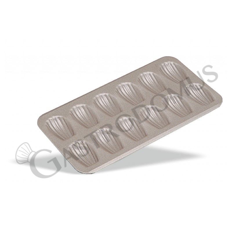 Stampo per madeleinettes L 395 mm x P 125 mm Stampo per madeleinettes L 395 mm x P 125 mm