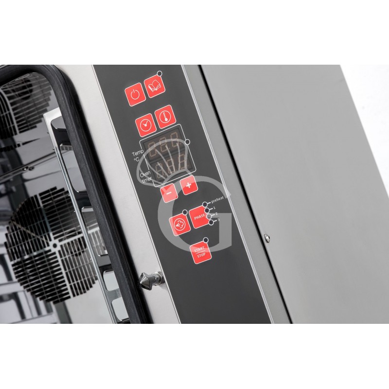 forno elettrico programmabile per pasticceria da 6 teglie 600 x 400