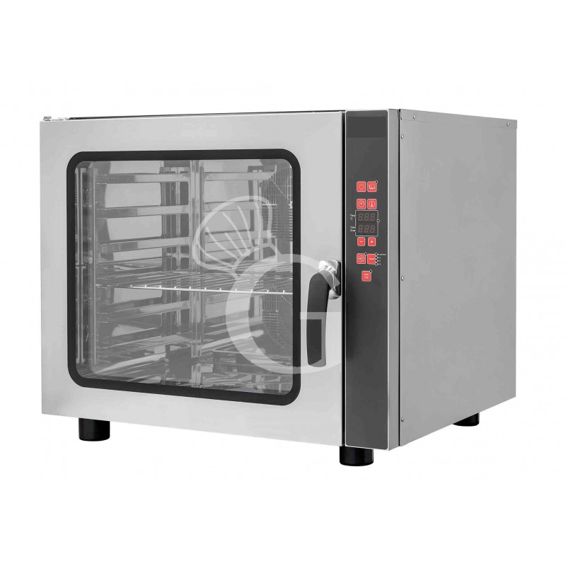 forno elettrico programmabile per pasticceria da 6 teglie 600 x 400