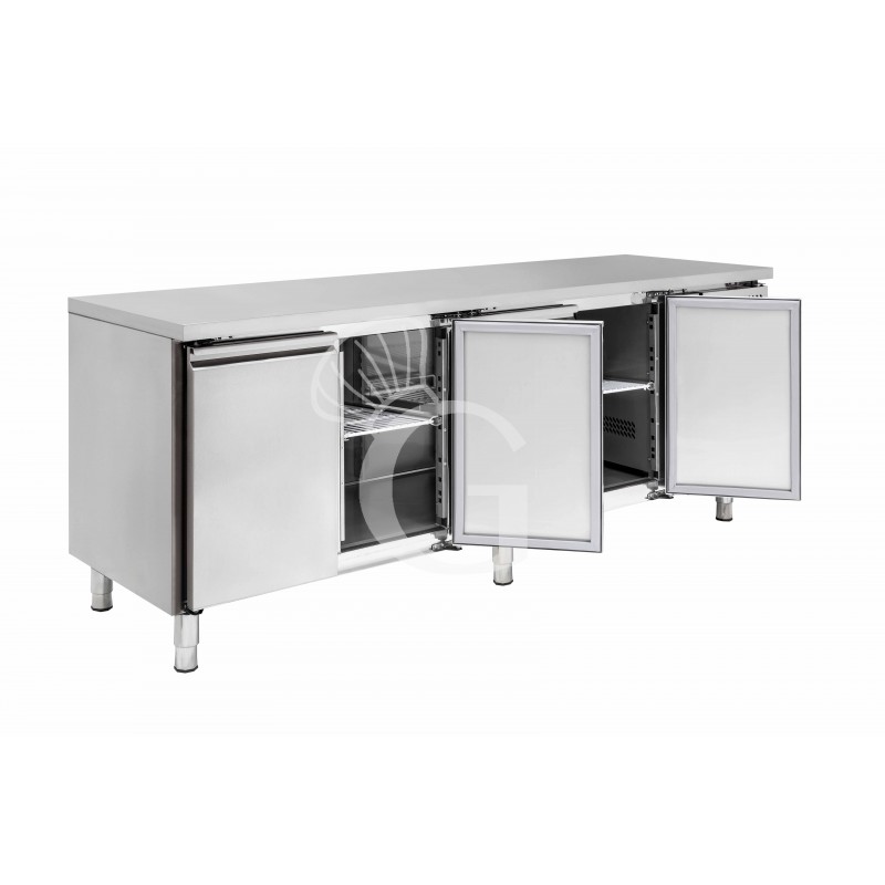 Tavolo Refrigerato 4 porte alzatina Prof. 600 mm -2°C/+8°C classe energetica B