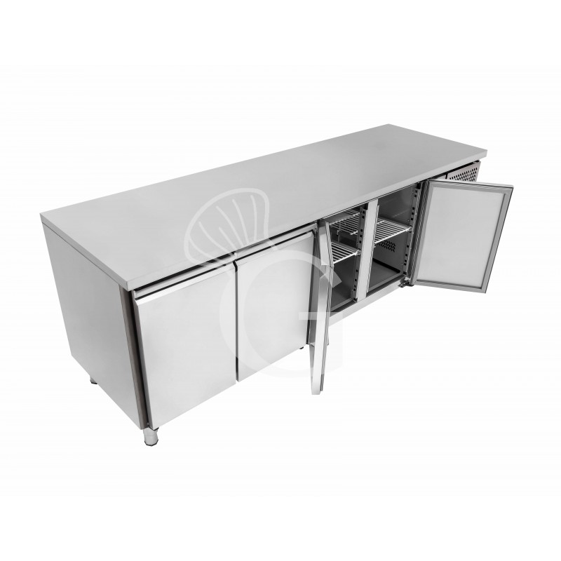 Tavolo Refrigerato 4 porte alzatina Prof. 600 mm -2°C/+8°C classe energetica B