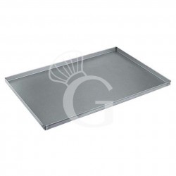 Teglia quadrata in alluminio 600 mm x 400 mm - altezza 20 mm