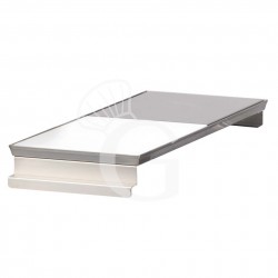 Scorrevole portapiatti con tagliere polietilene