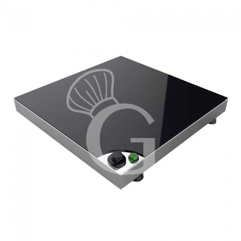 Piano di mantenimento in vetroceramica da appoggio L 510 mm x P 510 mm x H 60 mm Piano di mantenimento in vetroceramica da appoggio L 510 mm x P 510 mm x H 60 mm