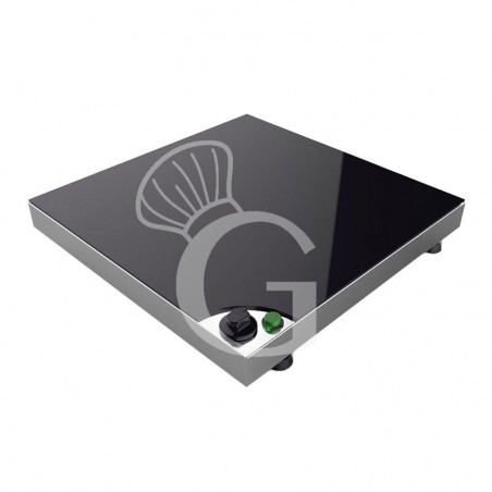 Piano di mantenimento in vetroceramica da appoggio L 510 mm x P 510 mm x H 60 mm Piano di mantenimento in vetroceramica da appoggio L 510 mm x P 510 mm x H 60 mm