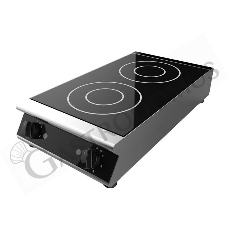 Piano Cottura A Incasso 2 Zone In Vetroceramica: 3000W, Touch Control, 9 Livelli E Sicurezza Bambini