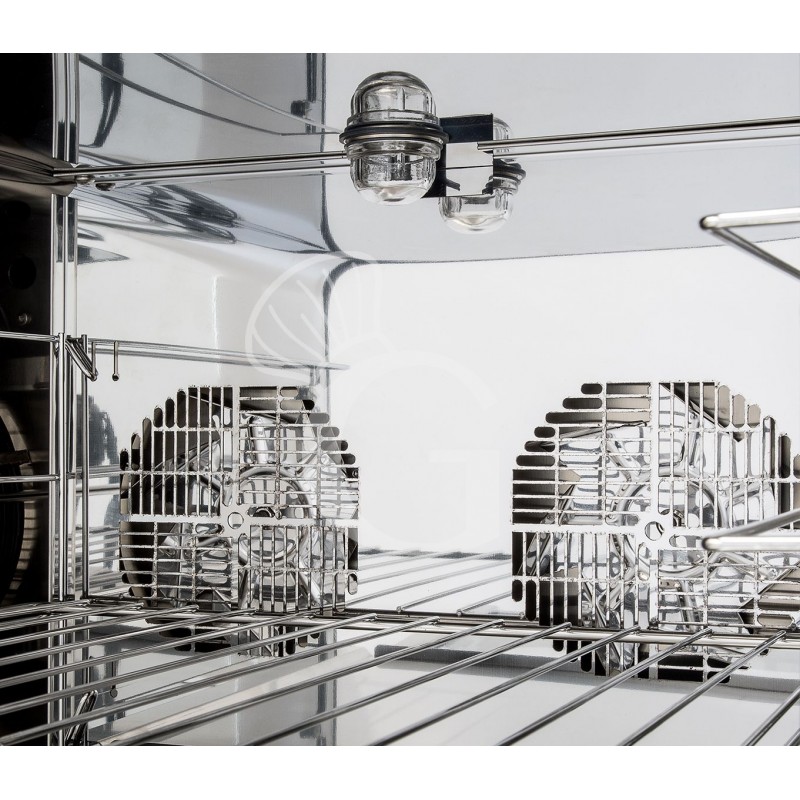 Forno elettrico a convezione per brioches, porta ribalta, comandi meccanici, 4 teglie 433x333 mm, potenza 2,8 kw