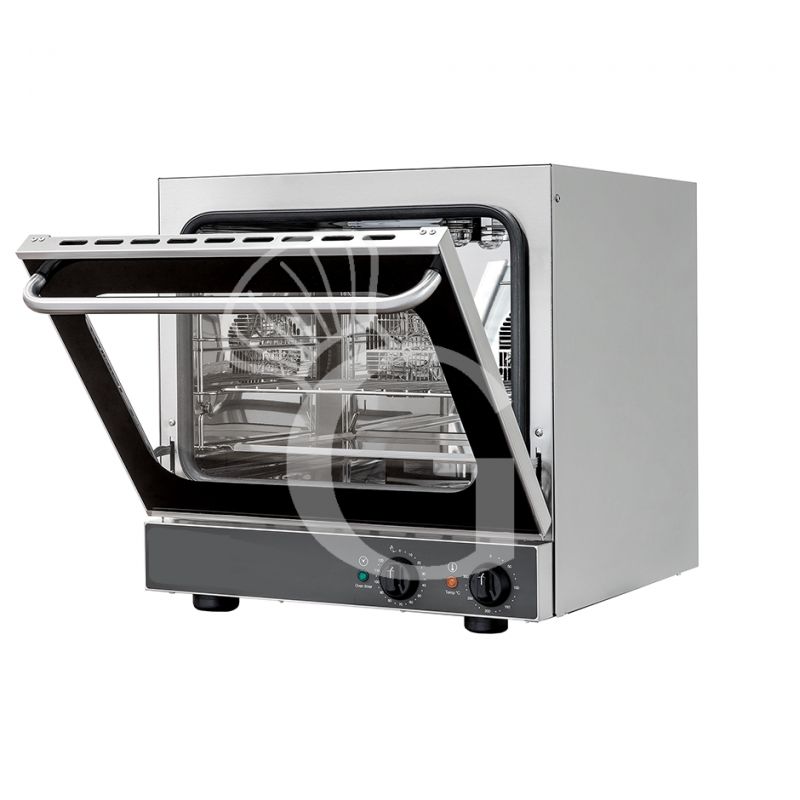 Forno elettrico a convezione per brioches, porta ribalta, comandi meccanici, 4 teglie 433x333 mm, 230 V, potenza 3,3 kw