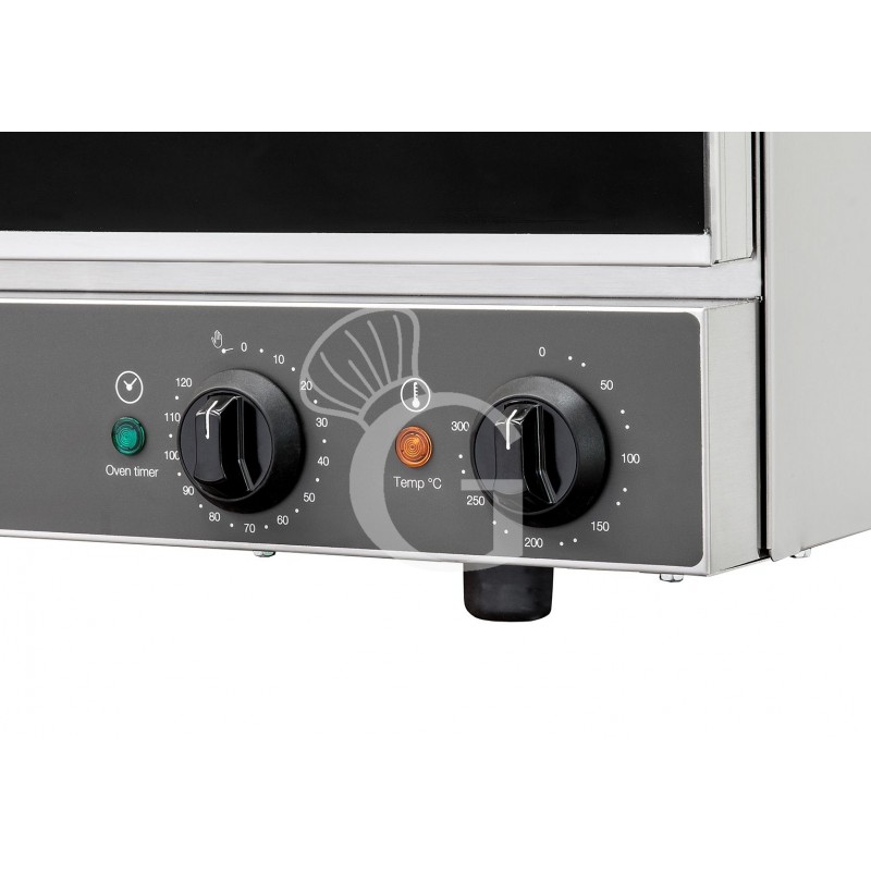 Forno elettrico a convezione per brioches, porta ribalta, comandi meccanici, 4 teglie 433x333 mm, 230 V, potenza 3,3 kw