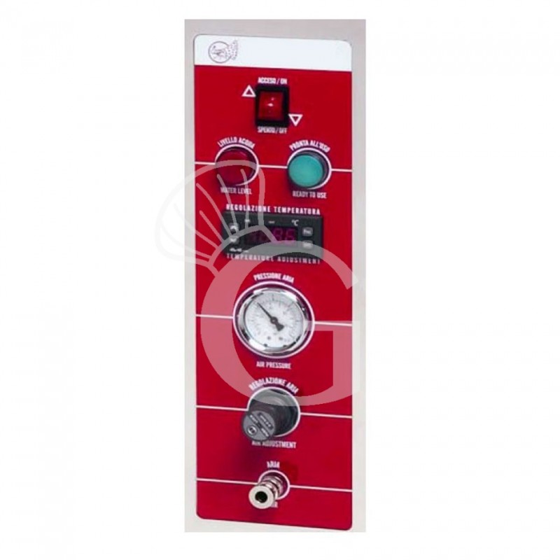 Erogatore spray su ruote per gelatina e liquidi L 450 mm x P 420 mm x H 1100 mm