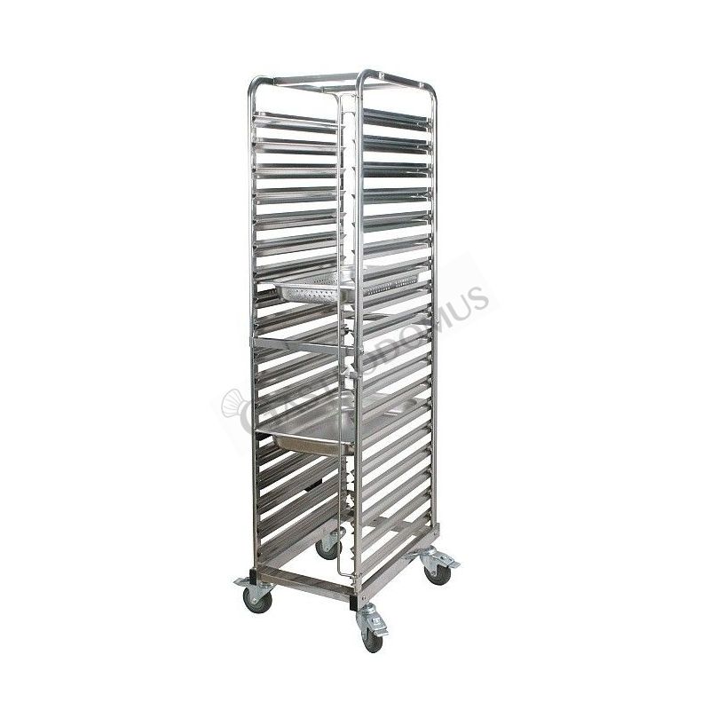 Struttura portateglie con ruote per 20 teglie GN1/1 Struttura portateglie con ruote per 20 teglie GN1/1