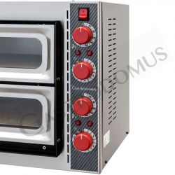 Fornetto Elettrico 1 pizza diametro 320 mm 1 camera controllo meccanico  temperatura 320°C potenza 1 - mod. SIMPLE1/40