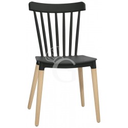 Sedia Elena con gambe in...