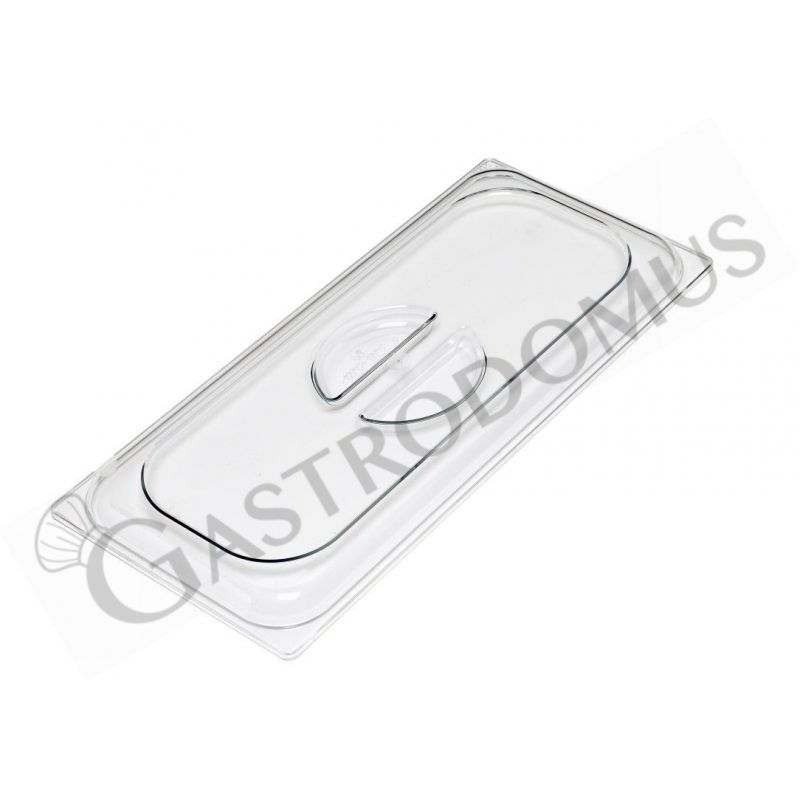 Coperchio in plexiglass per bacinelle gelateria - L 360 mm Coperchio in plexiglass per bacinelle gelateria - L 360 mm