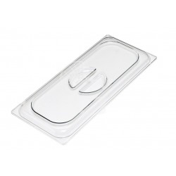 Coperchio in plexiglass per bacinelle gelateria - L 330 mm