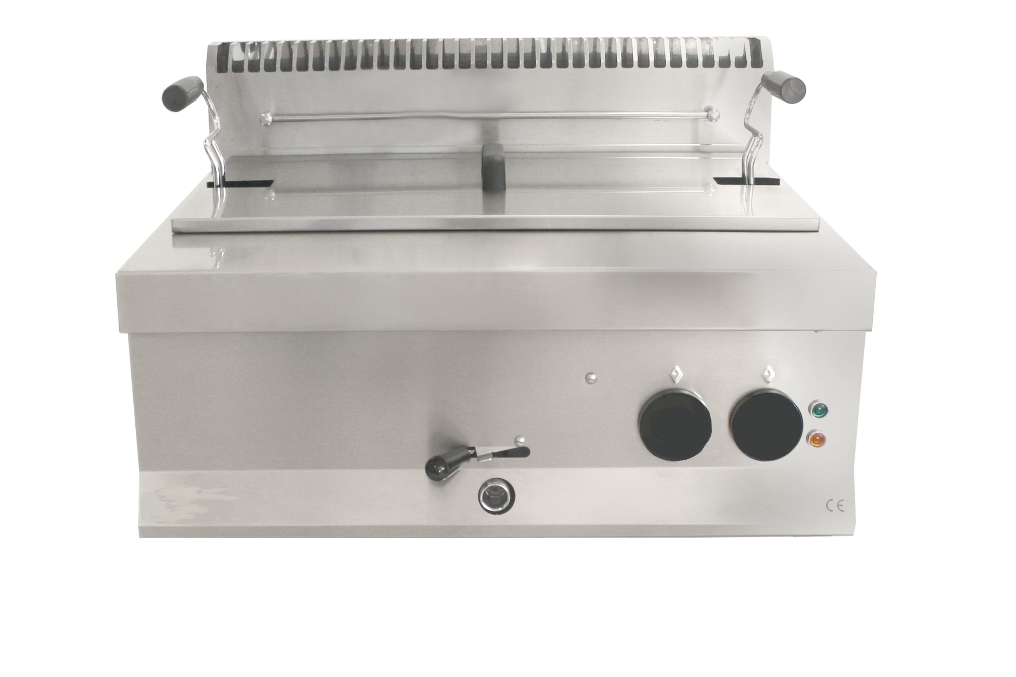 Friggitrice elettrica per pasticceria da banco 1 vasca 21 LT L 700 mm x P 650 mm x H 285 mm