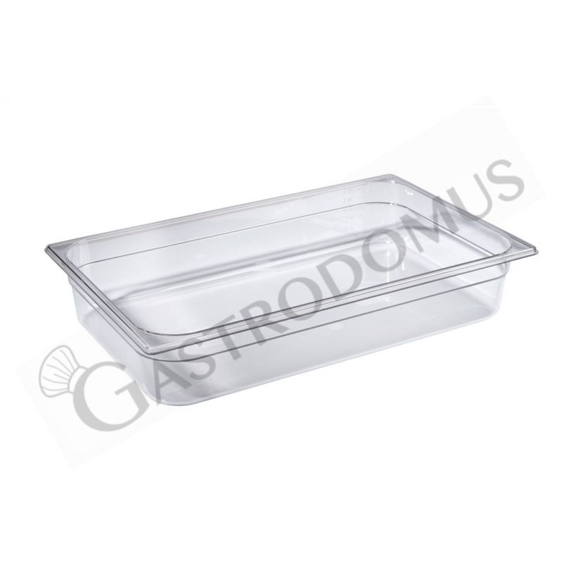 Bacinella in Policarbonato GN 1/1 - 530 mm x 325 mm x H 100 mm - capacità 14,2 litri Bacinella in Policarbonato GN 1/1 - 530 mm x 325 mm x H 100 mm - capacità 14,2 litri