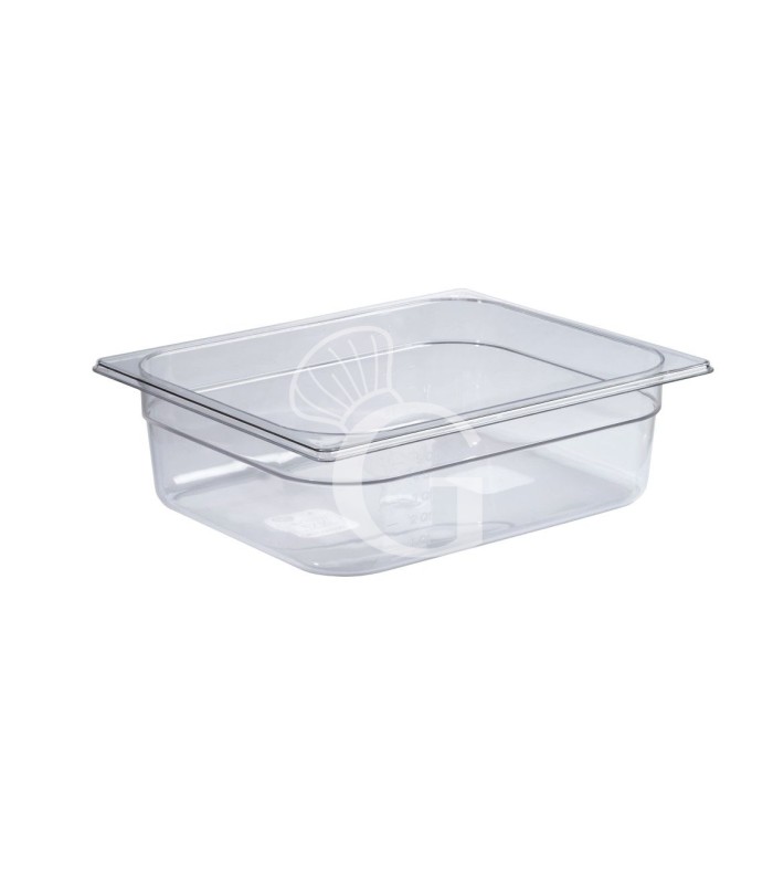 Bacinella in copoliestere Tritan GN 1/2 - 353 mm x 265 mm x H 65 mm