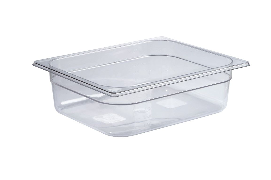 Bacinella in Policarbonato GN 1/2 - 325 mm x 265 mm x H 200 mm - capacità 12,7 litri