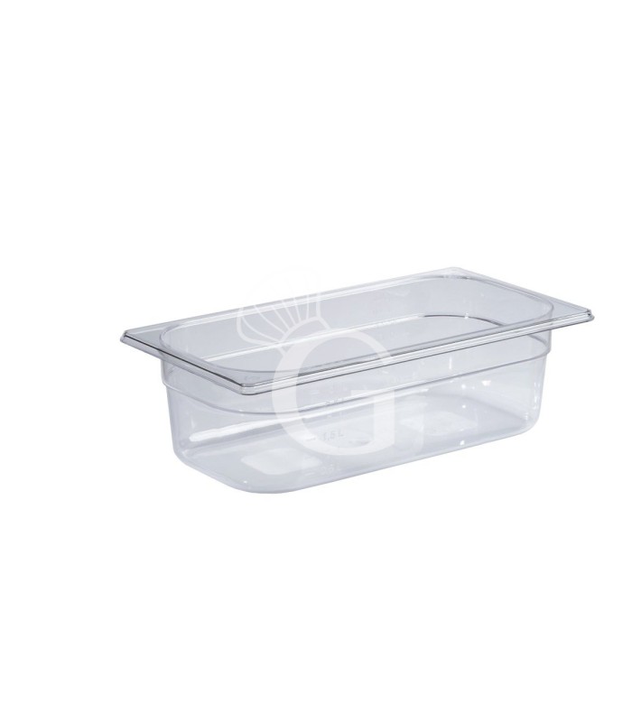 Bacinella in copoliestere Tritan GN 1/3 - 325 mm x 175 mm x H 100 mm