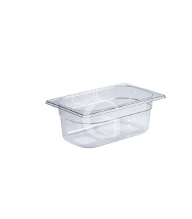 Bacinella in copoliestere Tritan GN 1/4 - 265 mm x 162 mm x H 200 mm