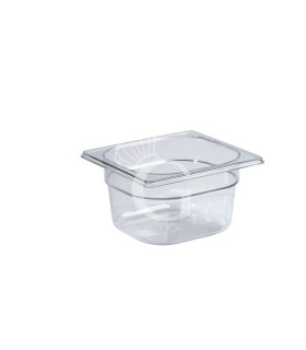 Bacinella in copoliestere Tritan GN 1/6 - 176 mm x 162 mm x H 100 mm