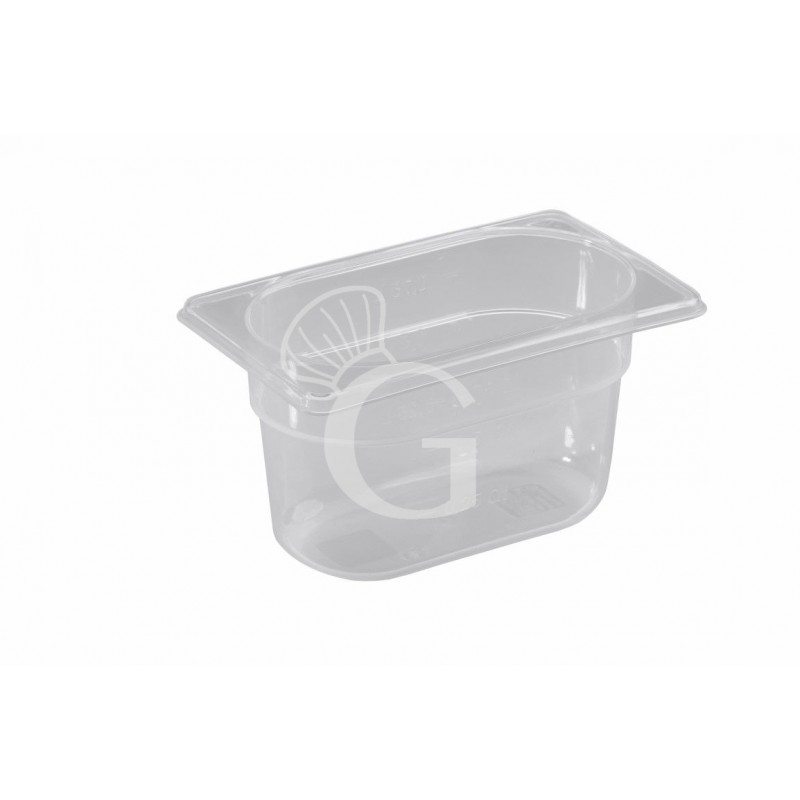 Bacinella in Polipropilene GN 1/9 - 176 mm x 108 mm x H 65 mm