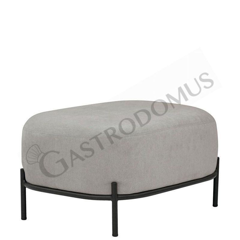 Tavolino Ponny con struttura in metallo verniciato e rivestimento in tessuto Tavolino Ponny con struttura in metallo verniciato e rivestimento in tessuto