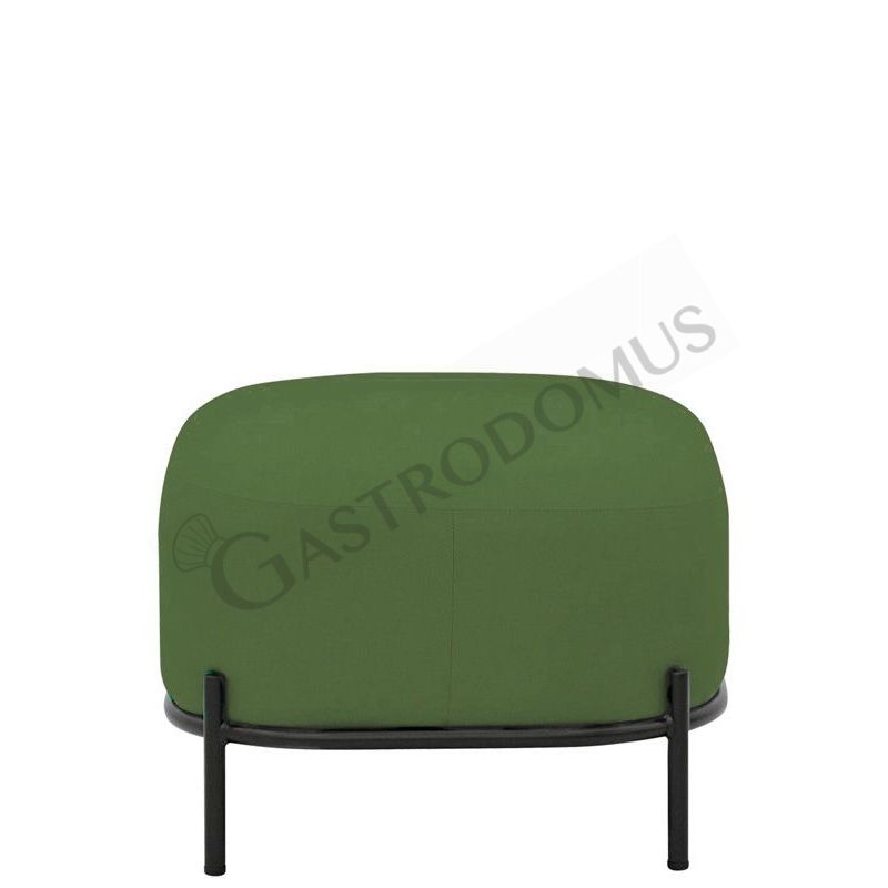 Tavolino Ponny con struttura in metallo verniciato e rivestimento in tessuto