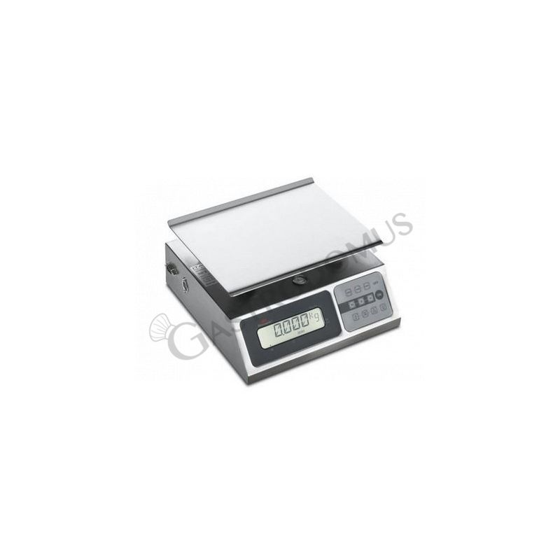 Bilancia elettronica portata 20 Kg precisione 5 g L 248 mm x P 253 mm x H 132 mm Bilancia elettronica portata 20 Kg precisione 5 g L 248 mm x P 253 mm x H 132 mm